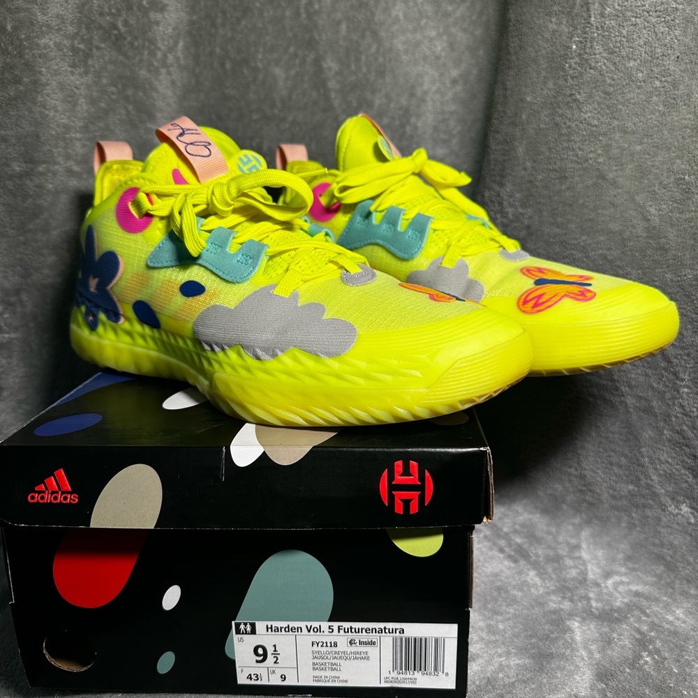 Adidas Harden Vol. 5 Futurenatural Yellow Shoes